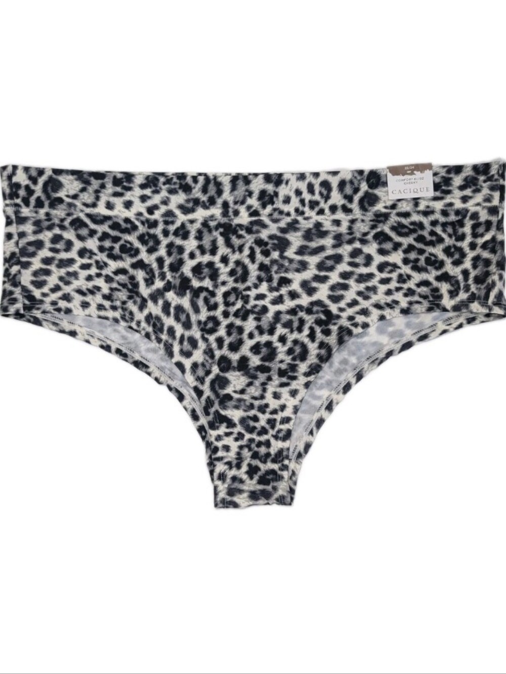 Cacique Comfort Bliss Cheeky Panty 22/24 Women plus size Underwear animal print